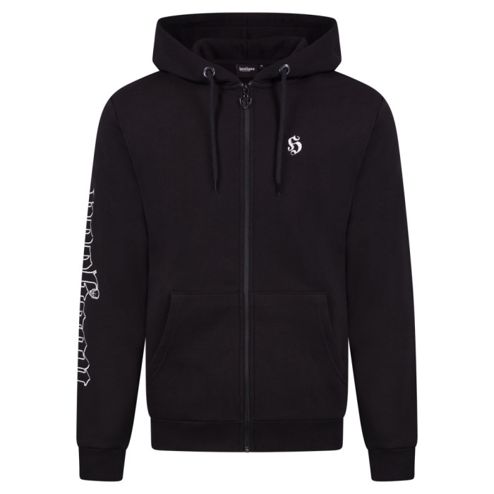 Hooligan zip hoodie We Don't Care | black