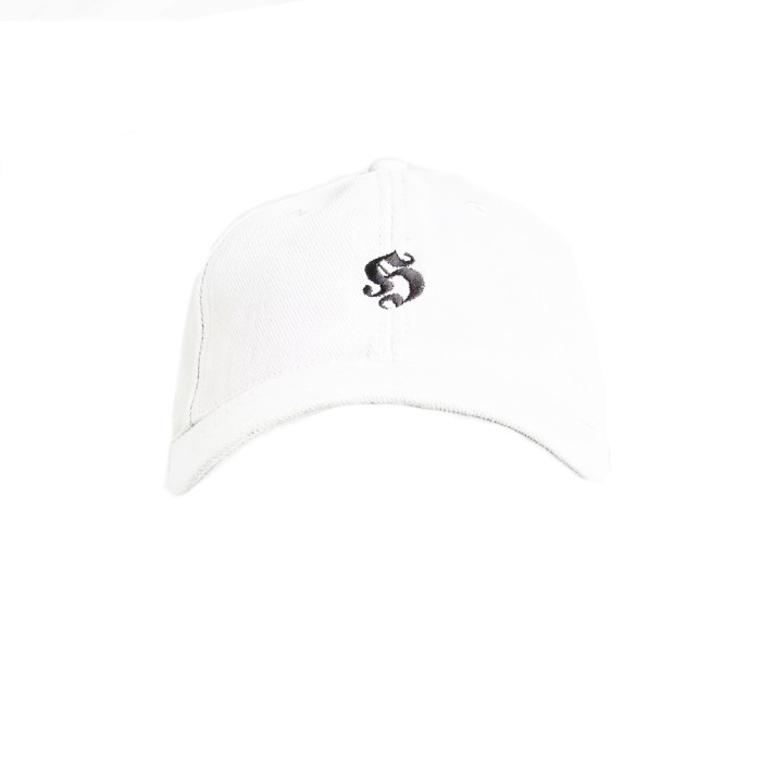 Hooligan cap basic embroidered logo | white