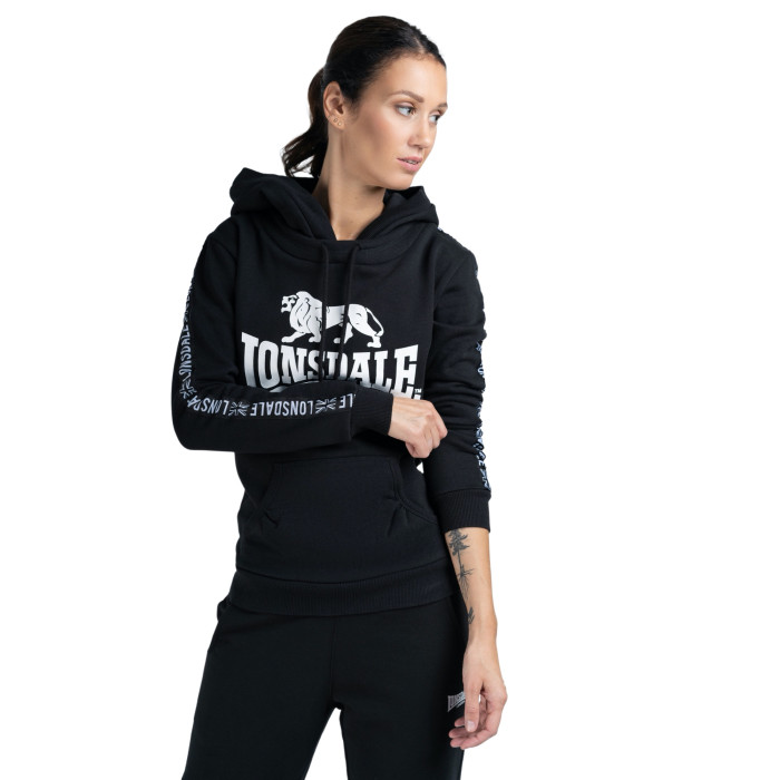 Lonsdale women's hoodie Dihewyd | black