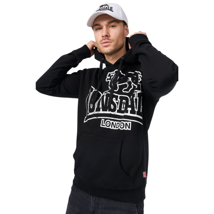Lonsdale Hoodie Tadley | Black