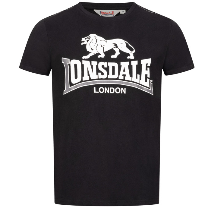 Lonsdale T-shirt with stripe on shoulders Parson