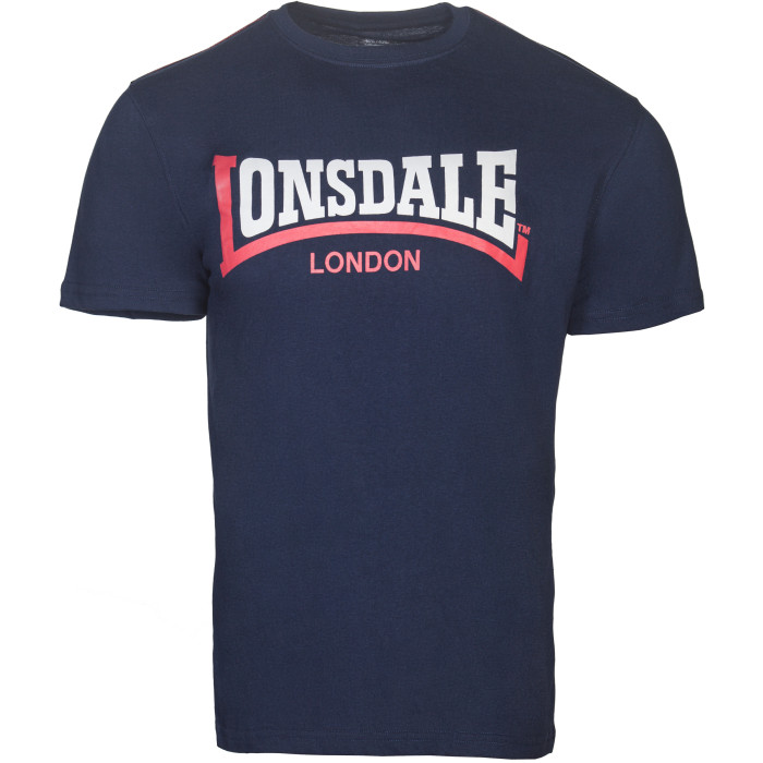 Lonsdale T-shirt Two-tone Print Logo | navy blue