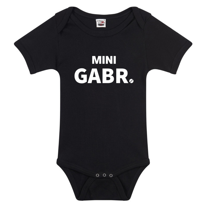 Mini GABR. Romper | Zwart