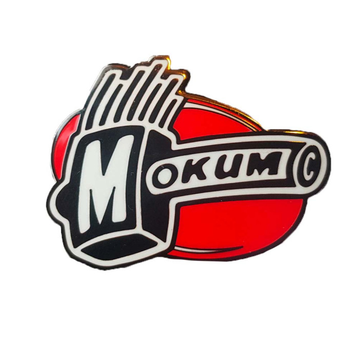 Mokum Records metal pin [ logo ]