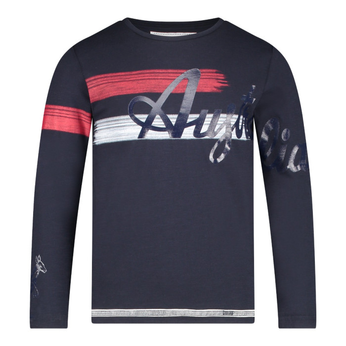 Australian kids longsleeve blue logo | navy