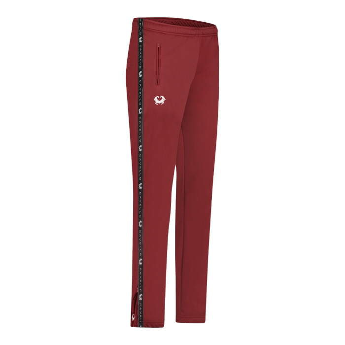 Cavello Trousers with black piping |Bordeaux