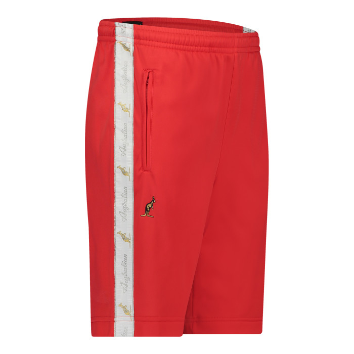 Australian two-zip bermuda with white piping 2.0 | red