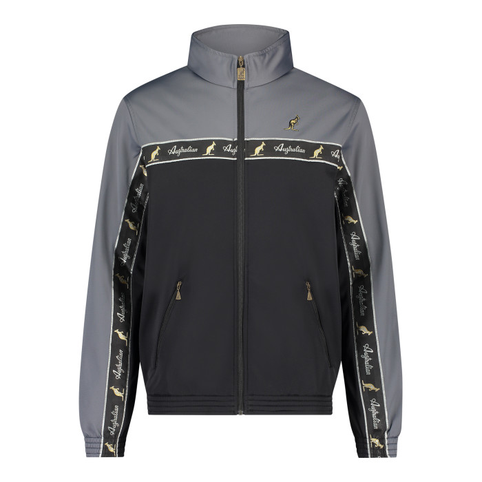 Australian duo jacket black breasted 2.0 | black - gray