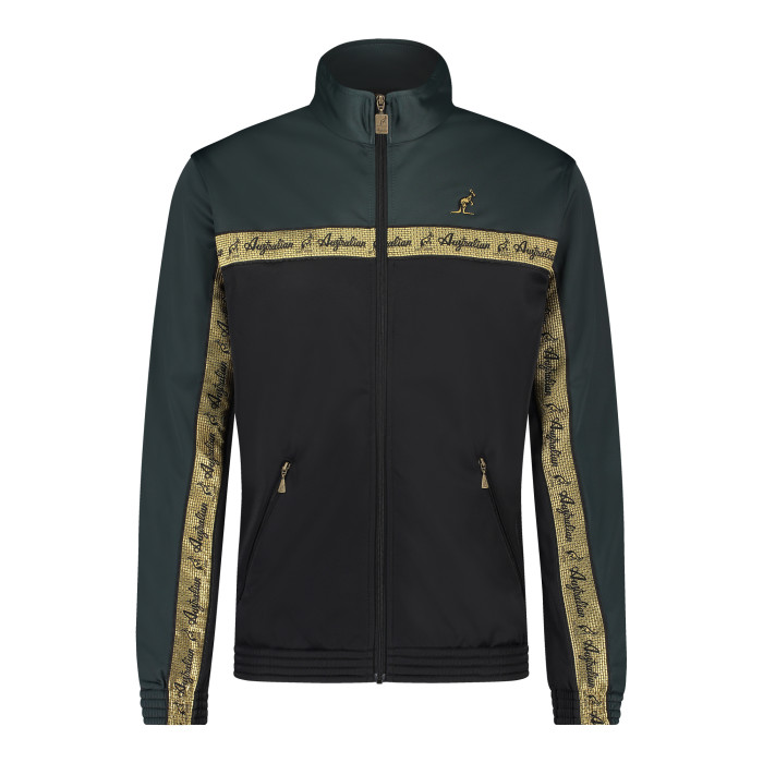 Australian duo jacket gold breasted 2.0 | black - woods green 