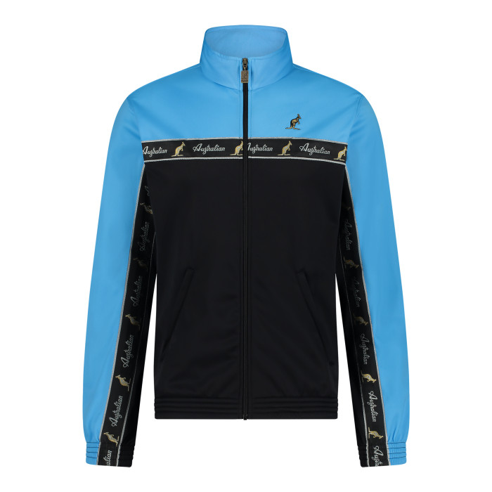 Australian duo jacket black breasted 3.0 | black - smurf blue