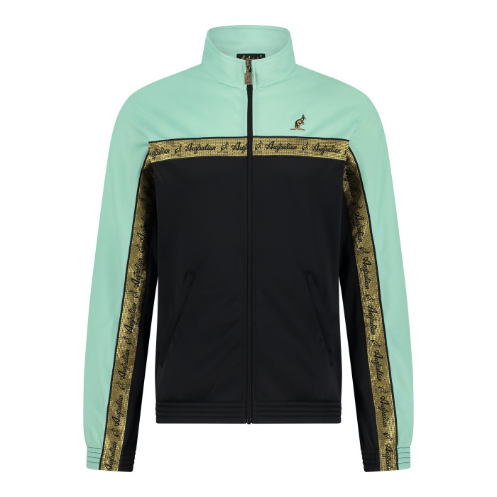 Australian duo jacket gold breasted 3.0 | black - gossamer green