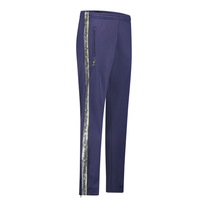 Australian pants with 2 zippers and silver piping 2.0 | cosmo blue 