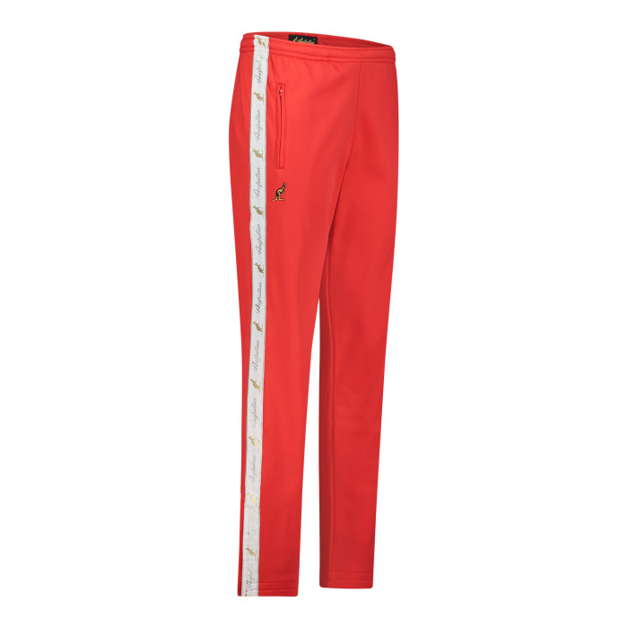Australian pants with 2 zippers and white piping 2.0 | red