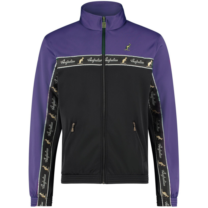 Australian duo jacket black breasted 2.0 | black - periwinkle