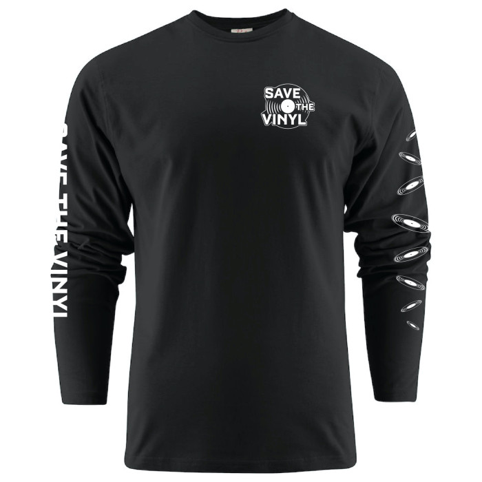 Save the Vinyl longsleeve | black