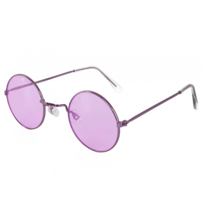 Gabber Round Glasses | Purple