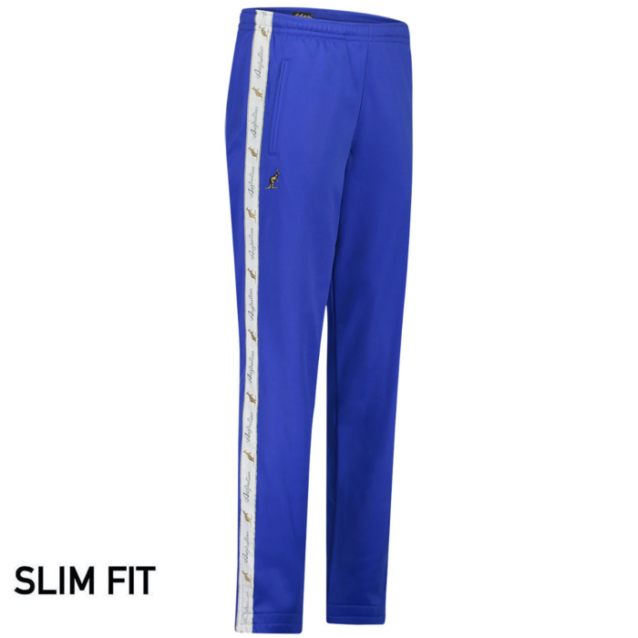 Australian Slim Fit Pants with 2 Zippers and White Piping 3.0 | Ita Blue