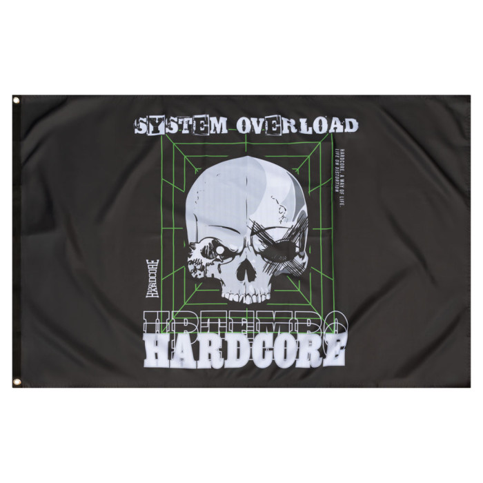 100% Hardcore X System Overload flag WAY OF LIFE | Black