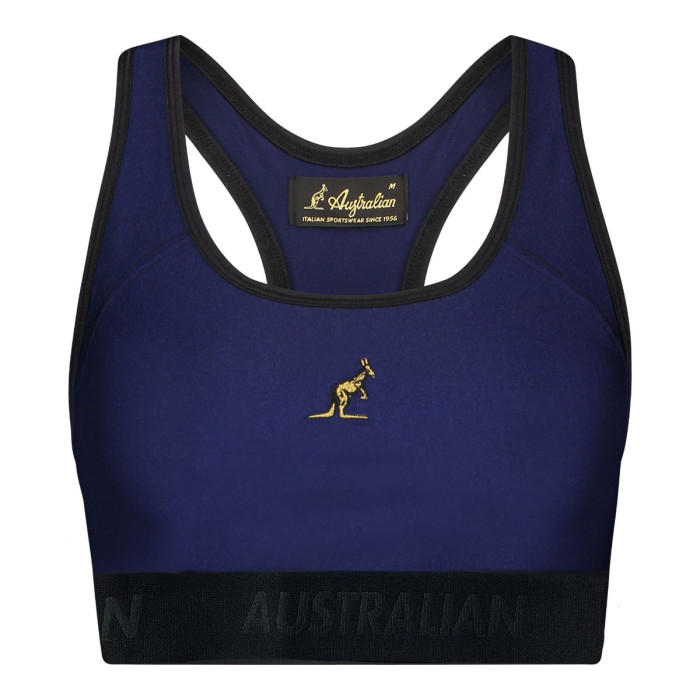 Australian women's glossy sports top | navy