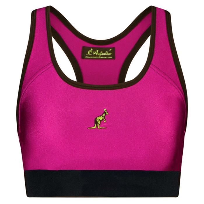 Australian women's glossy sports top | pink