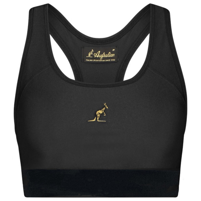 Australian women's glossy sports top | black