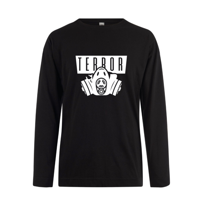 Hard-Wear Longsleeve Terror Gas Mask | black