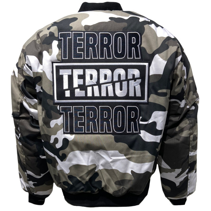 Hard-Wear bomberjack 3X Terror geborduurd | camouflage