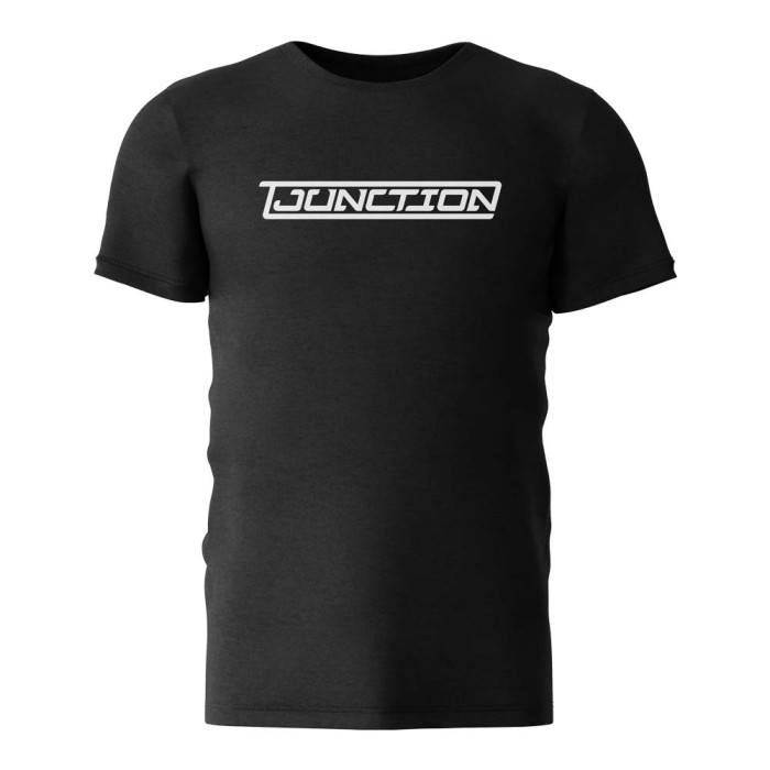T-junction T-shirt logo | zwart