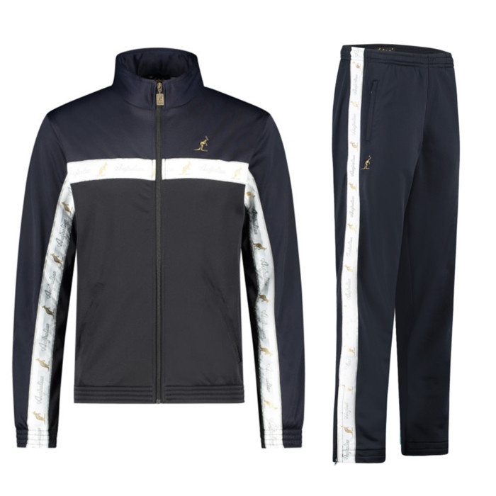 Australian tracksuit white piping 3.0 | black - navy