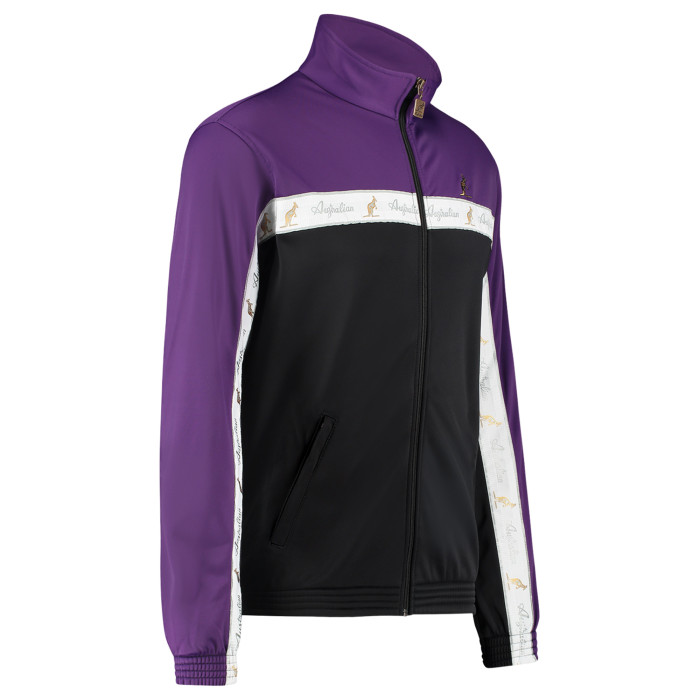 Australian duo jacket white breasted 3.0 | black - purple