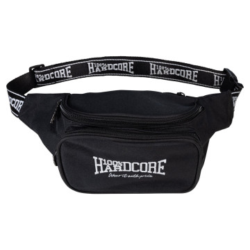 100% HARDCORE Hip bag essential | black 