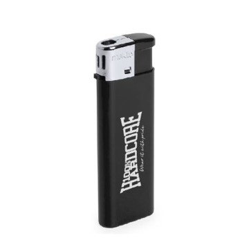 100% Hardcore lighter ESSENTIAL with white logo | black