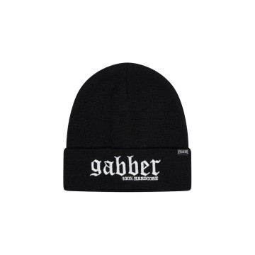 100% Hardcore Gabber beanie | black