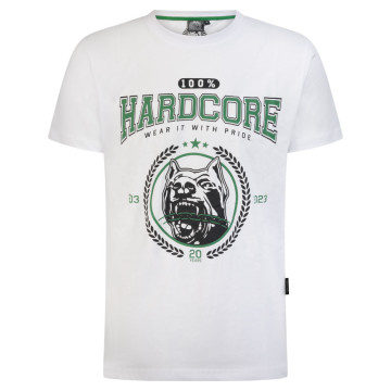 100% Hardcore T-shirt College 2003 | white