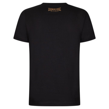 100% Hardcore T-shirt Essential black and gold