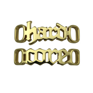 100% Hardcore shoe lacelocks Hard-Core gold [set of 2].