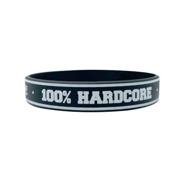 100% Hardcore Wristband Gabber 4 Life | Black