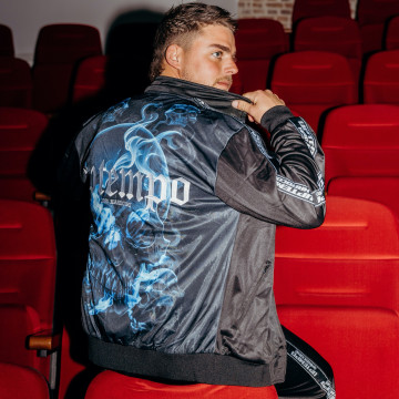 Uptempo trainingsjack French Inhale | zwart