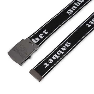 100% Hardcore riem Gabber | zwart