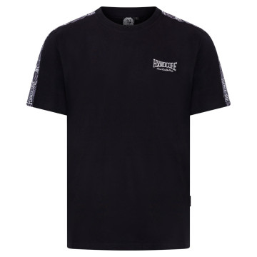 100% Hardcore T-Shirt DOG-1 Big with Shoulder Tape | Black