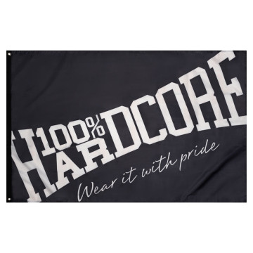 100% Hardcore flag tilted essential | black