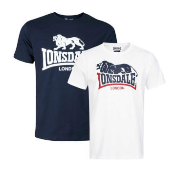 Lonsdale T-shirt LOSCOE 2 pack 