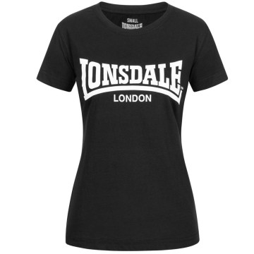 Lonsdale dames T-shirt Cartmel | zwart
