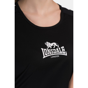 Lonsdale Dames T-shirt Halyard | zwart