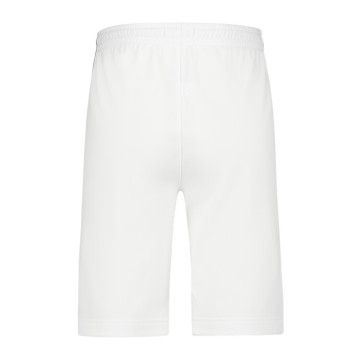 Australian bermuda with two zippers and black piping 2.0 | white