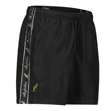 Australian swim trunks with black trim 2.0 | black