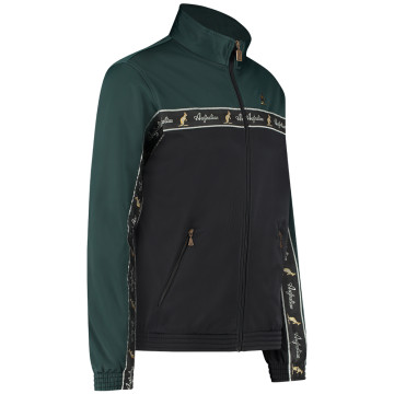 Australian duo jacket black breasted 2.0 | black - woods green