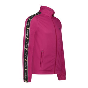 Australian slim fit jacket black piping + big logo 3.0 | pink
