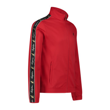 Australian slim fit jacket black piping + big logo 3.0 | red