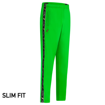 Australian pants slim fit 2 zippers and black piping 3.0 | kawasaki green